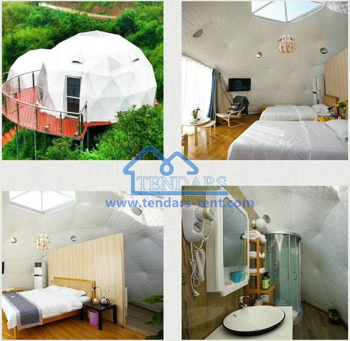 resort hotel tent