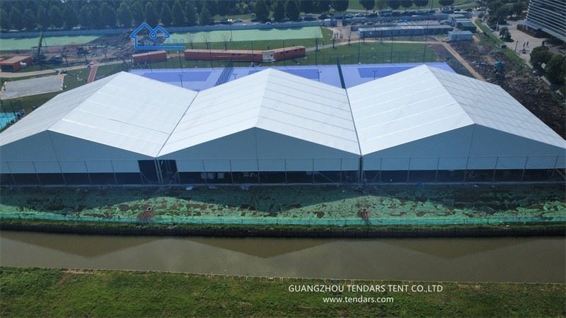 Advantages Of A Shape Roof Tennis Court Tents